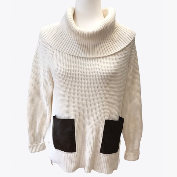 Michael Kors Vegan-Pockets Turtleneck Sweater - M - Picture 7 of 16